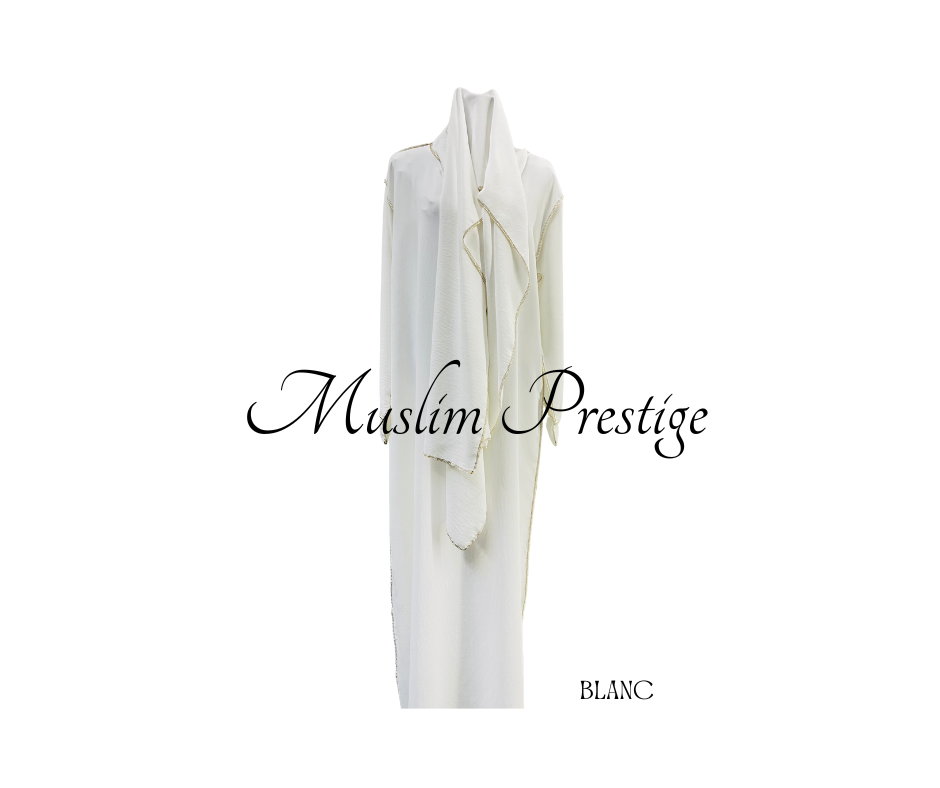 Abaya avec voile intègre