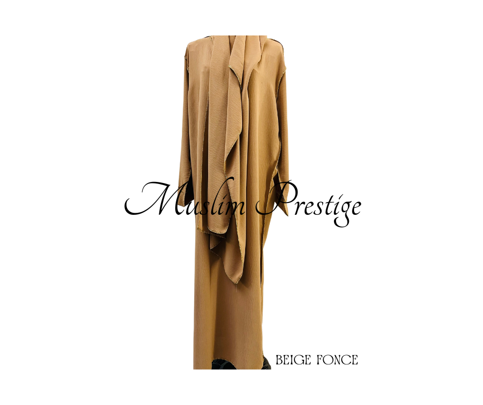 Abaya avec voile intègre