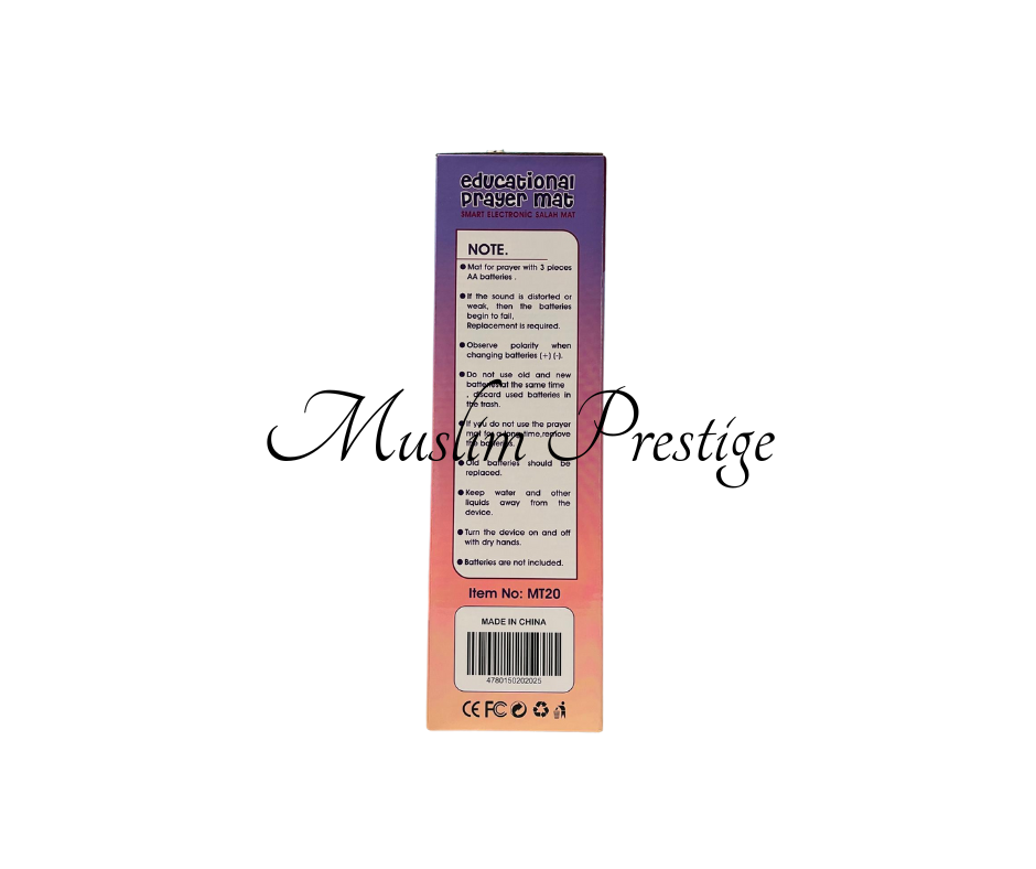 Tapis de prière interactif - Filles