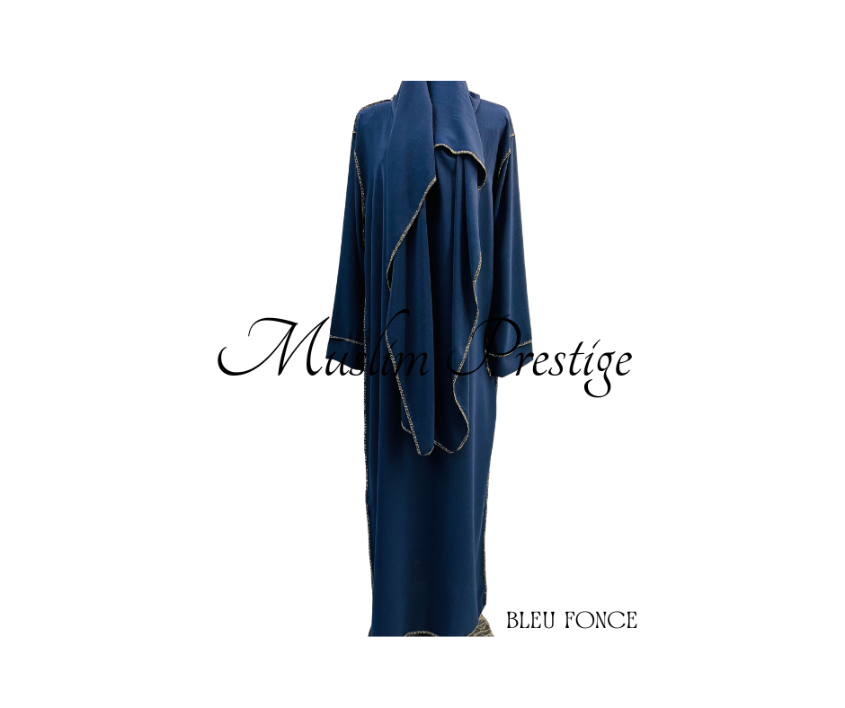 Abaya avec voile intègre