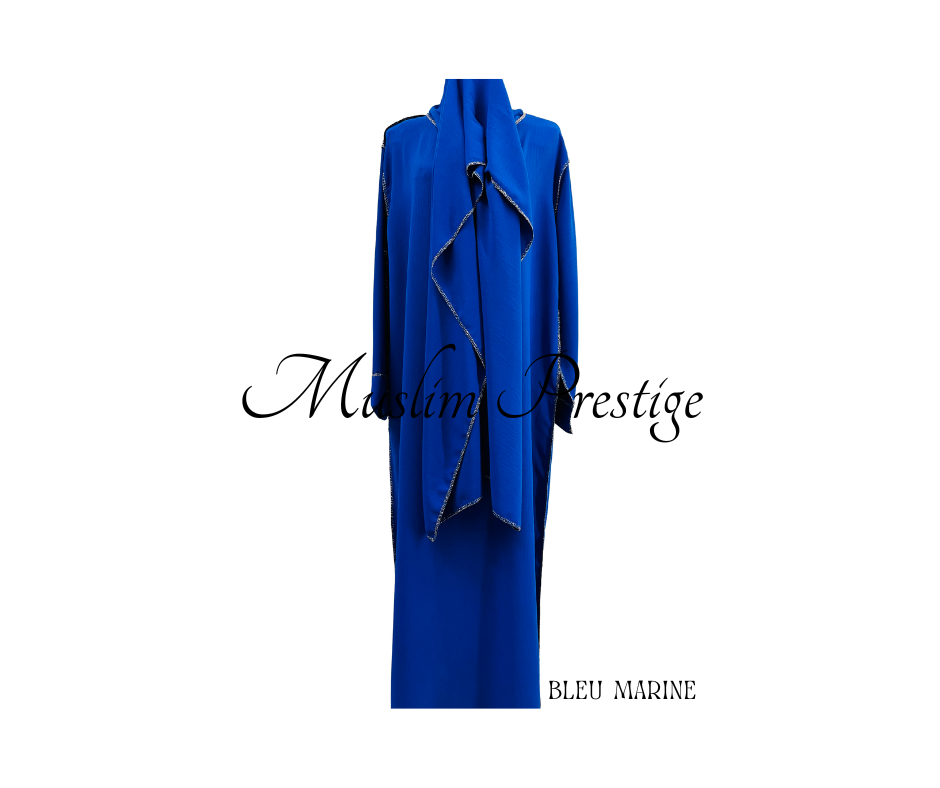 Abaya avec voile intègre