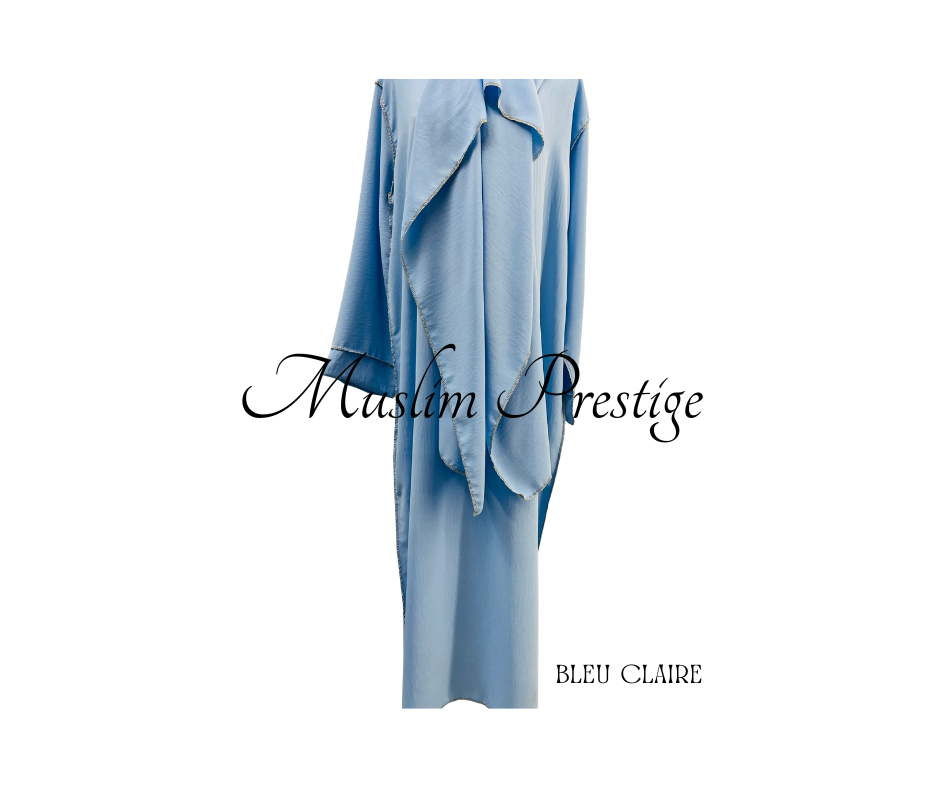 Abaya avec voile intègre