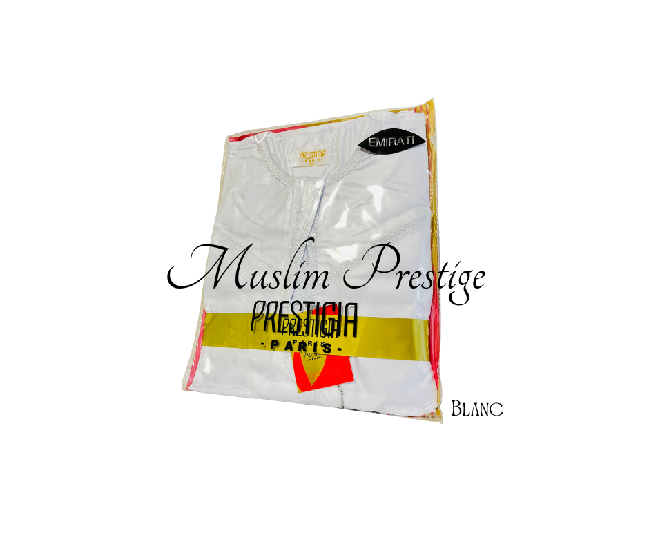 Qamis Emirati Dubaï pour homme