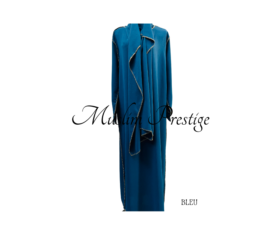 Abaya avec voile intègre